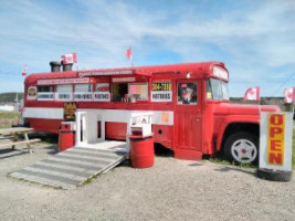 Red Bus Food Truck food