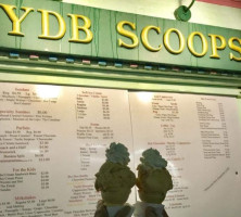 YDB Scoops menu