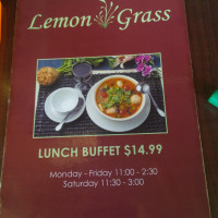 Lemon Grass menu