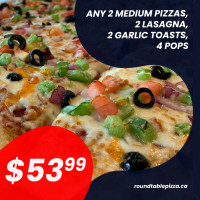 Round Table Pizza, Blundell Centre food