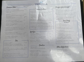 Umbrella menu