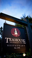 Teahouse in Stanley Park outside