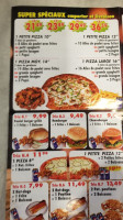 Pizza Kazza menu