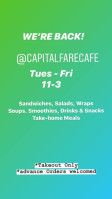 Capital Fare Cafe food