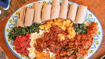 Enat Buna Ethiopian Fusion Café food