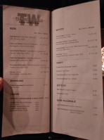 Tennessy Willems menu