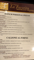 La Favorita Ristorante menu