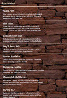 The Bungalow Neighbourhood Hub menu