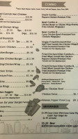Iron Rooster menu