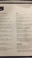 The Rowan menu