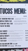 Tucos Taco Lounge menu