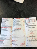 Sunshine Diner menu