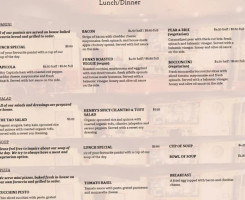 Our Town Cafe menu