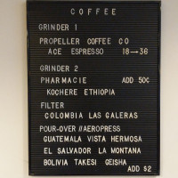 Durand Coffee menu