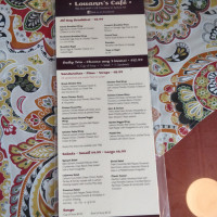 Louann's Café menu