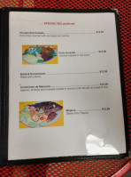 El Caracol Cafe menu