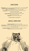 Ta Chido Snack-bar mexicain menu