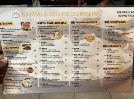 Sammi Soupe Dumpling (ste Catherine St. O) menu
