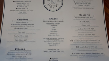 Board N Brew Cafe menu