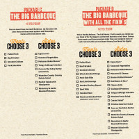 Lancaster Smokehouse menu