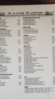 Club Cafe menu