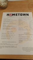 Hometown Diner menu