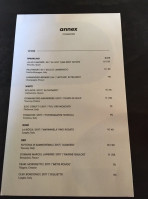 Annex Live The menu