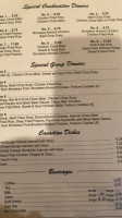 Golden Inn Seafood Restaurant menu