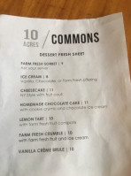 10 Acres Commons food
