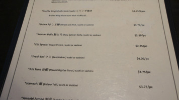 Shibuya Izakaya menu