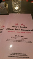 Hung's Garden Chinese Food Restaurant menu