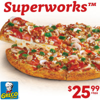 Greco Pizza food