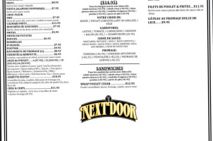 The NextDoor Pub & Grill inside