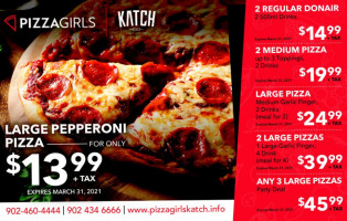 Pizza Girls Katch Seafood Cole Harbour food