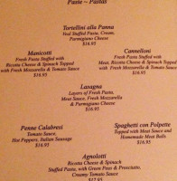 Giovanni's Restaurant menu