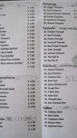 Sushi Nabi menu