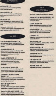 Canal Ritz menu