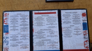 Shoreline Restaurant menu