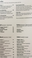 Sushi Nara menu