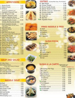 Sushi Hut menu