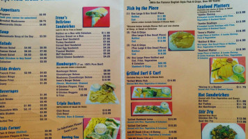Irene's Seafood menu
