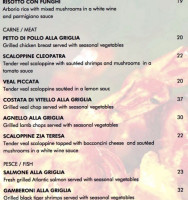 Trattoria Fieramosca menu