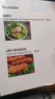Lao menu