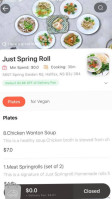 Just Spring Roll food