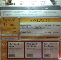 The Spud Shack menu