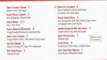 Joey's Seafood Restaurants - Meadowood menu