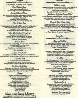 Calabash Bistro menu