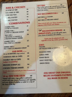 Tommy's -b-q menu