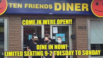 Ten Friends Diner outside