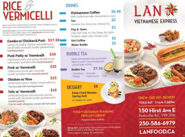 Lan Vietnamese Express food